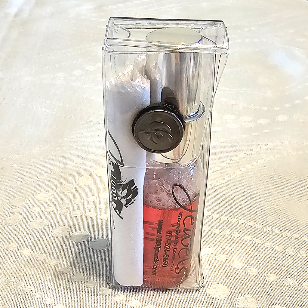 Jewelry Cleaning Kit With Microfiber Polishing Cloth, Cleaning Solution, and Brush - 1000Jewels.com