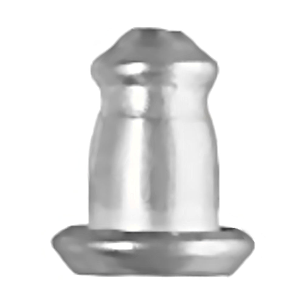 Set of 925 Sterling Silver Bullet-Style Friction Backs for Post Earring - 1000Jewels.com