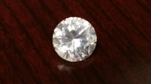 Clear 8mm Round CZ Stone - 1000Jewels.com