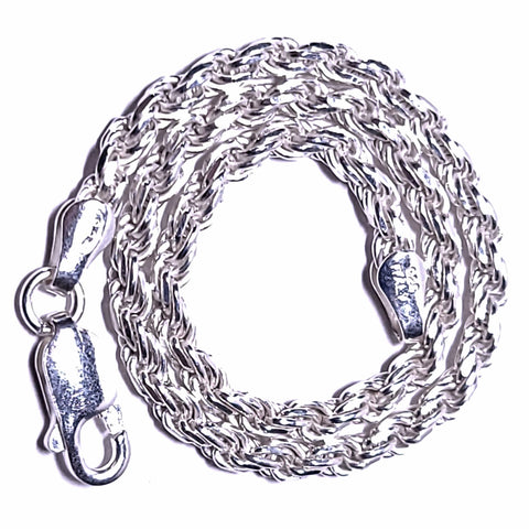 2.5mm Italian Triple Rope Chain Bracelet 925 Sterling Silver - 1000Jewels.com
