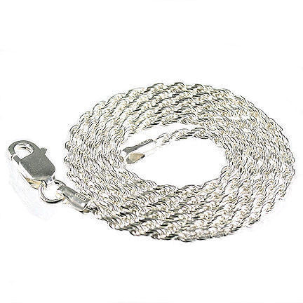 1.5mm Italian Triple Rope Chain 925 Sterling Silver, 16 inches - 1000Jewels.com