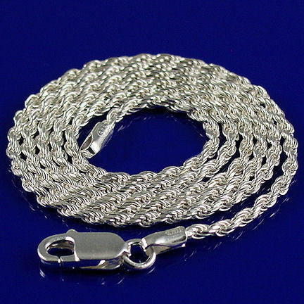 1.5mm Italian Triple Rope Chain 925 Sterling Silver, 16 inches - 1000Jewels.com