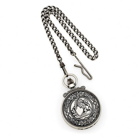 Charles Hubert Paris: Antique Lion Crest Design Brass Pocket Watch 3866-S - 1000Jewels.com