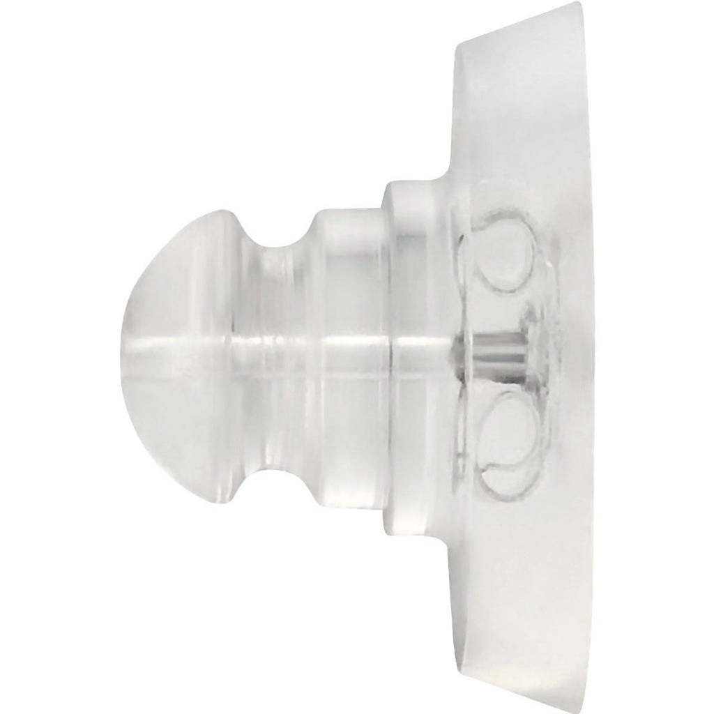 Two Replacement Silicon Coated 14K Gold Disc Clutch Backs for Post Earrings - 1000Jewels.com