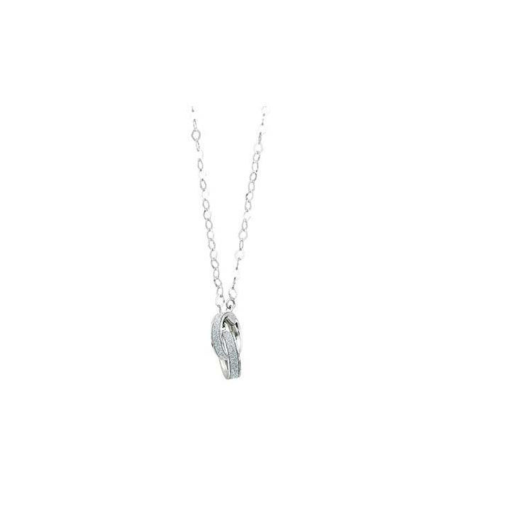 Greg Anthony Italian Glitter Necklace 925 Sterling Silver - 1000Jewels.com