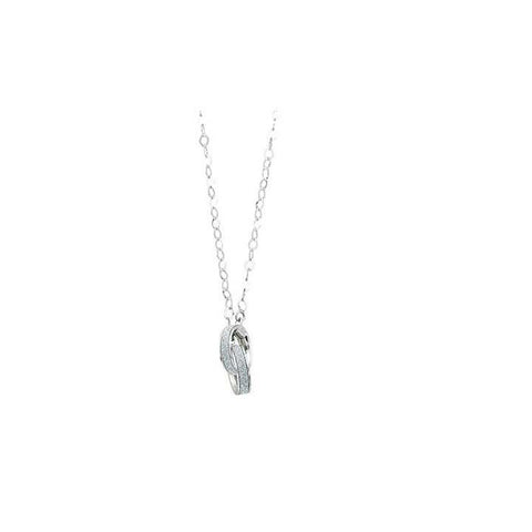 Greg Anthony Italian Glitter Necklace 925 Sterling Silver - 1000Jewels.com