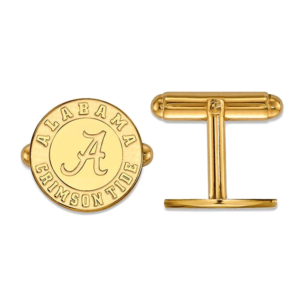 University of Alabama Crimson Tide GP 925 Silver Cufflinks Officially Licensed - 1000Jewels.com