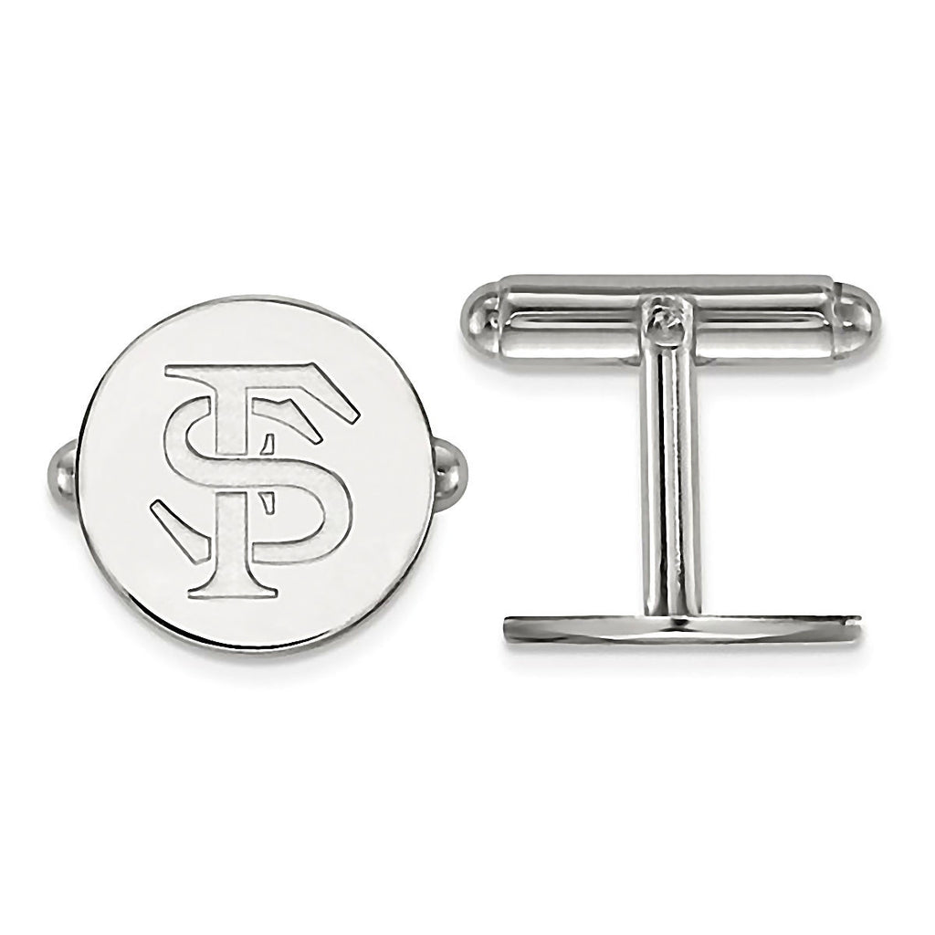 Florida State University 925 Sterling Silver Cufflinks Officially Licensed - 1000Jewels.com