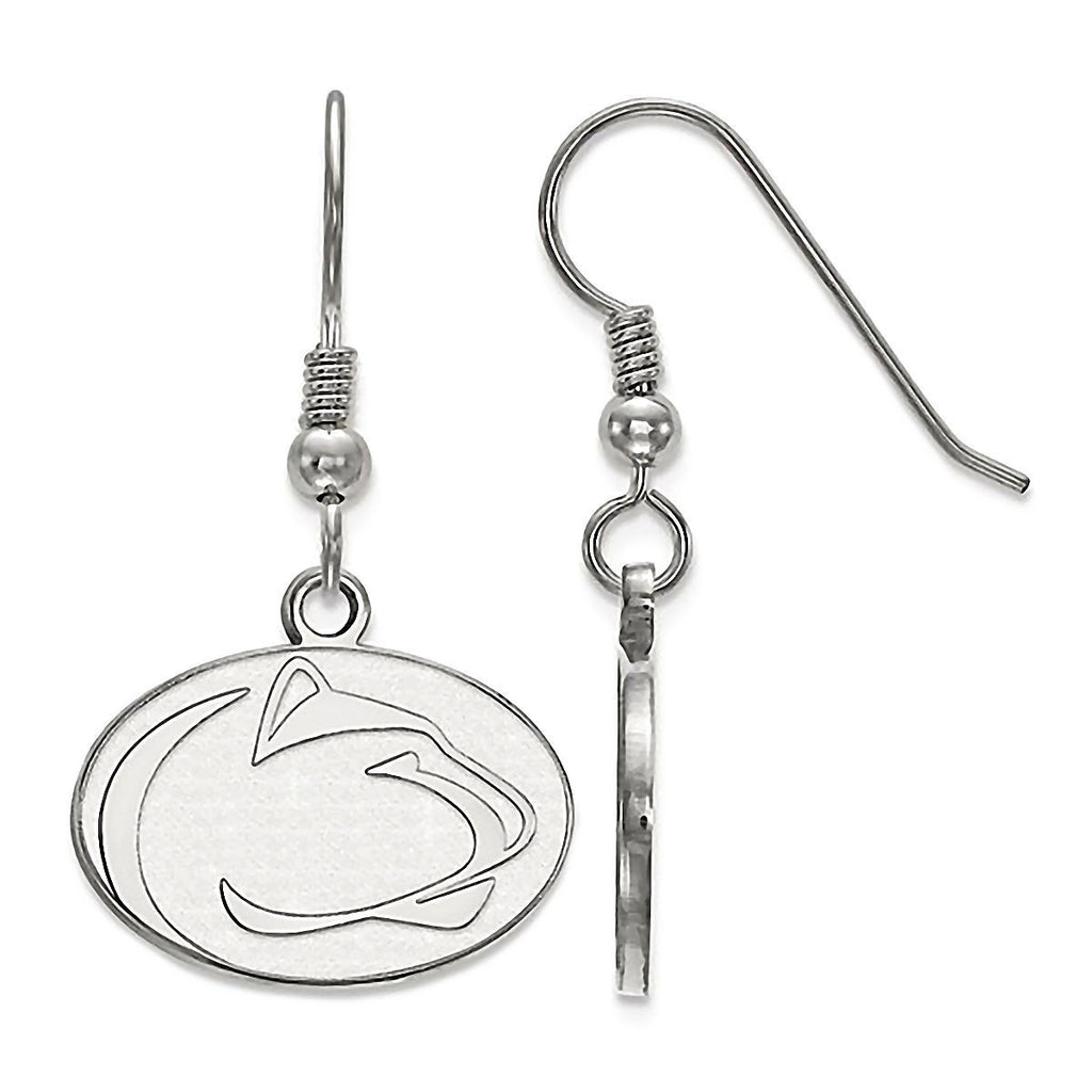 Pennsylvania State University 925 Silver Dangle Earrings Officially Licensed - 1000Jewels.com