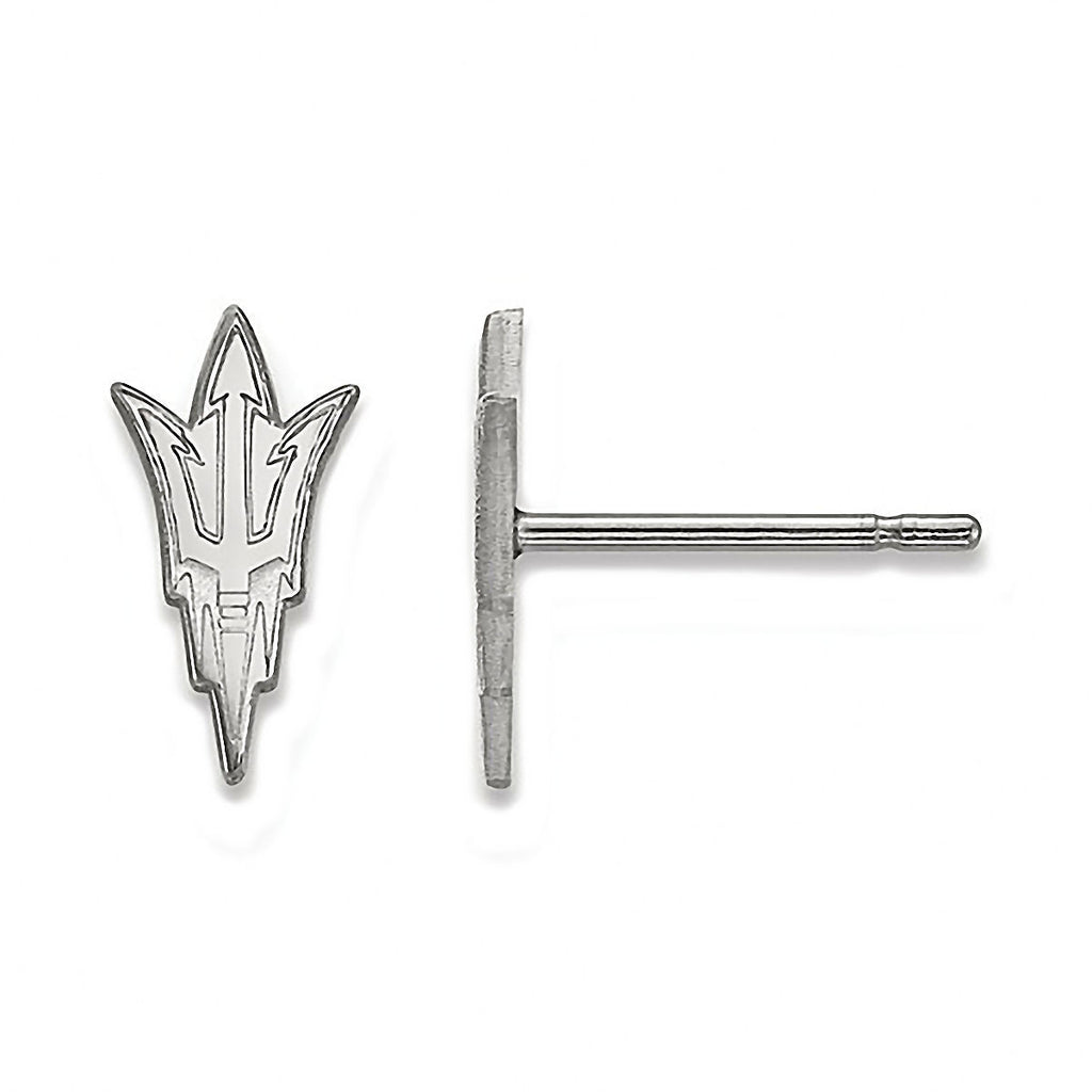 Arizona State University 925 Sterling Silver Post Earrings Officially Licensed - 1000Jewels.com