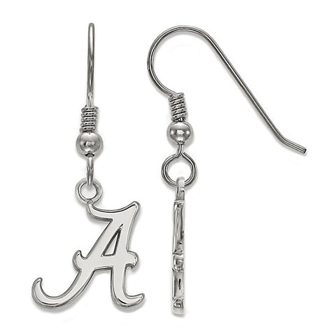 University of Alabama 925 Sterling Silver Dangle Earrings Officially Licensed - 1000Jewels.com