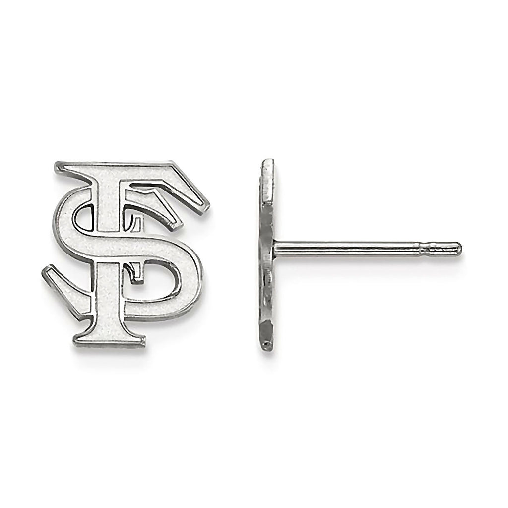 Florida State University 925 Sterling Silver Post Earrings Officially Licensed - 1000Jewels.com