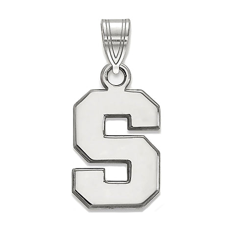 Michigan State University 925 Sterling Silver Pendant Officially Licensed - 1000Jewels.com