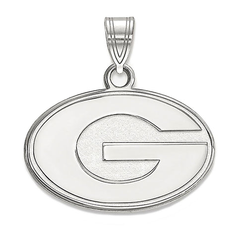 University of Georgia 925 Sterling Silver Pendant Officially Licensed - 1000Jewels.com