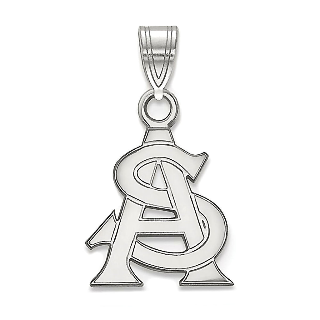 Arizona State University 925 Sterling Silver Pendant Officially Licensed - 1000Jewels.com