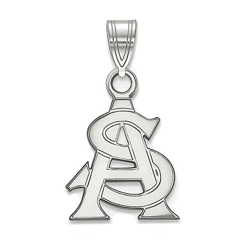 Arizona State University 925 Sterling Silver Pendant Officially Licensed - 1000Jewels.com