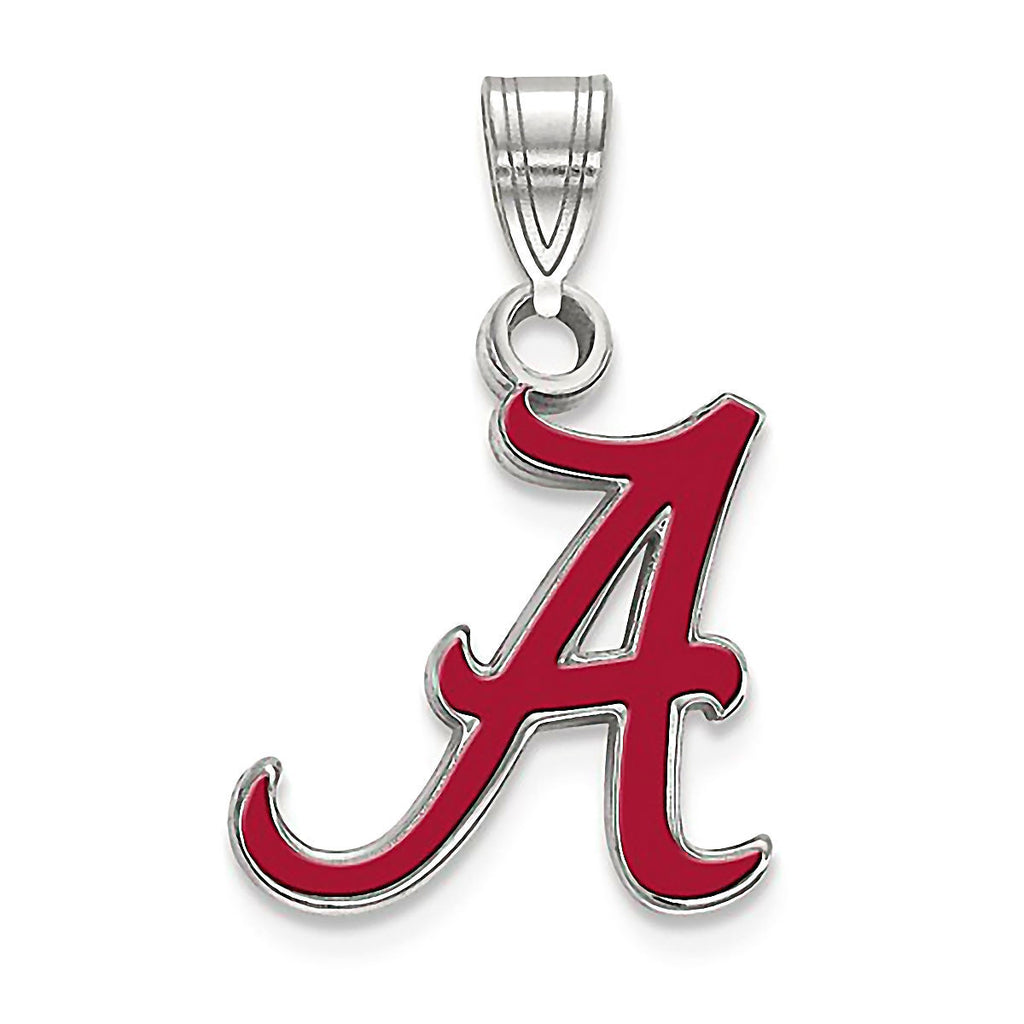 University of Alabama 925 Sterling Silver Enamel Pendant Officially Licensed - 1000Jewels.com