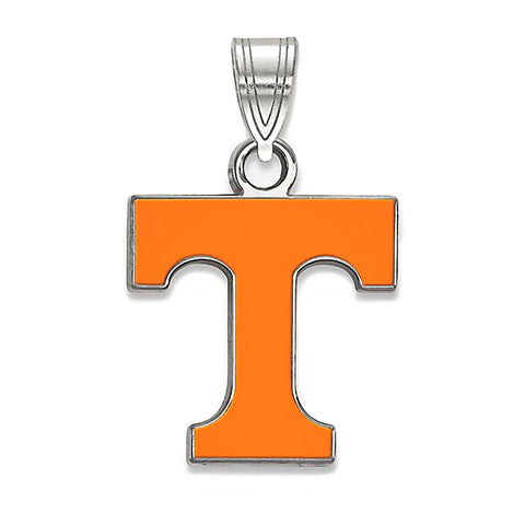 University of Tennessee Sterling Silver Enamel Pendant Officially Licensed - 1000Jewels.com