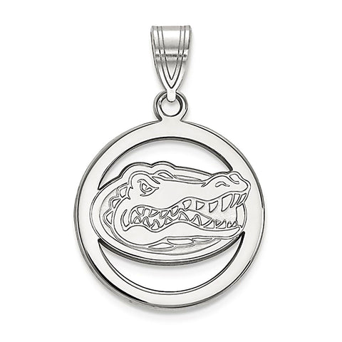 University of Florida 925 Sterling Silver UF Pendant Officially Licensed - 1000Jewels.com