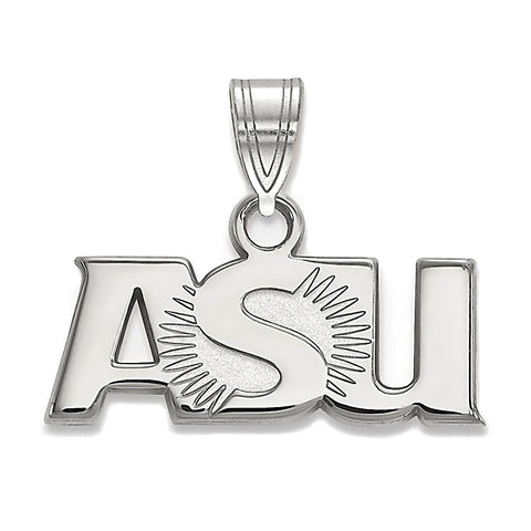 Arizona State University 925 Sterling Silver ASU Pendant Officially Licensed - 1000Jewels.com