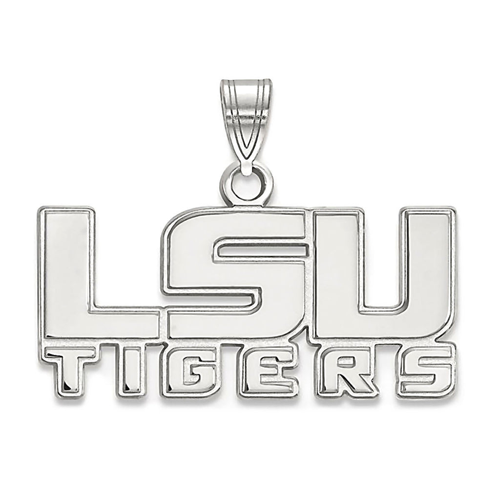 Louisiana State University 925 Sterling Silver Pendant Officially Licensed - 1000Jewels.com