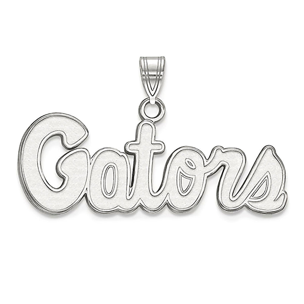 University of Florida 925 Sterling Silver Gators Pendant Officially Licensed - 1000Jewels.com
