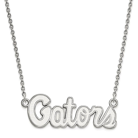 University of Florida 925 Sterling Silver Necklace Officially Licensed - 1000Jewels.com