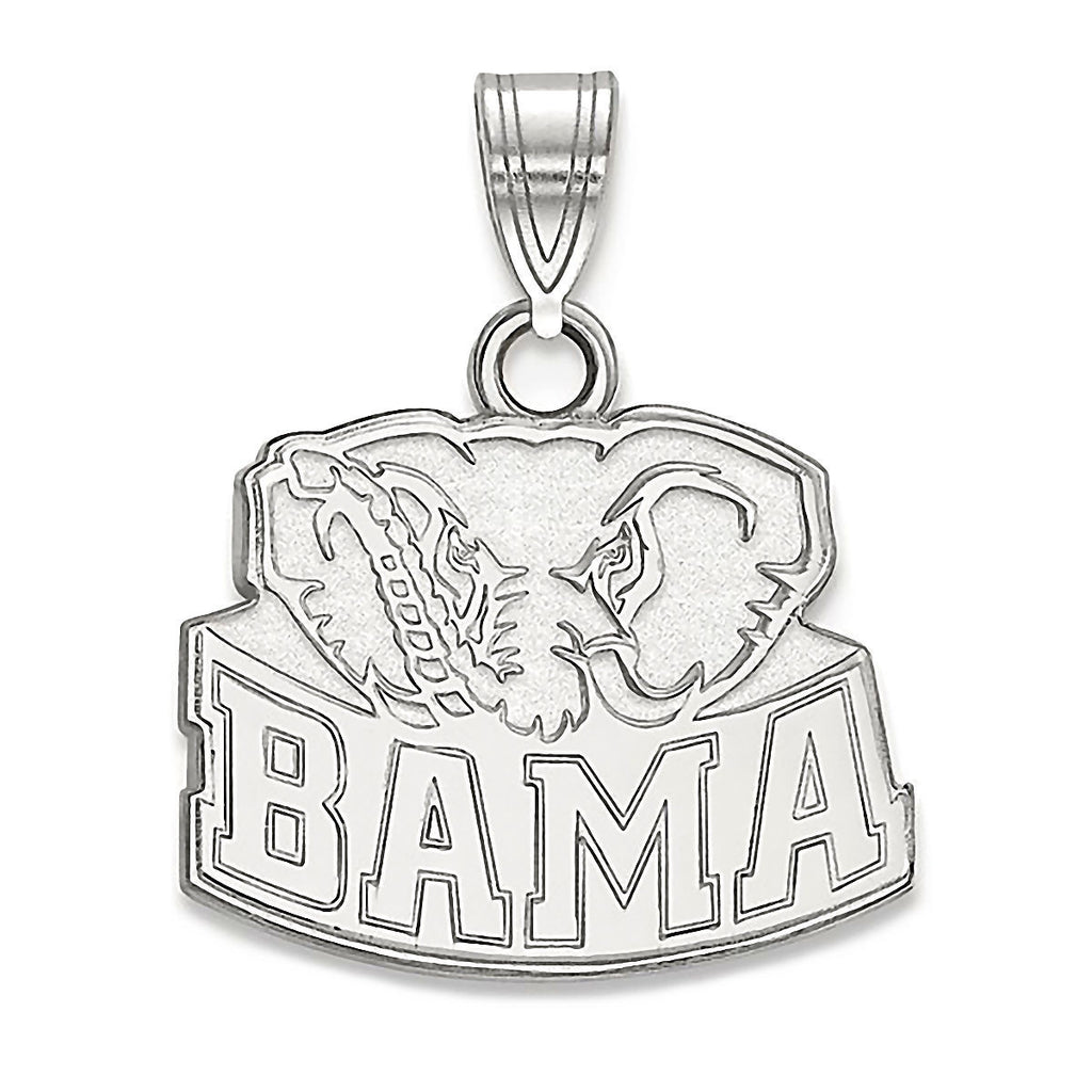 University of Alabama 925 Sterling Silver "Bama" Pendant Officially Licensed - 1000Jewels.com