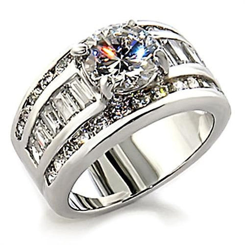 Bianca: 5.2ct Stacked Russian Ice Diamond CZ Wedding Ring Set 925 SS - 1000Jewels.com