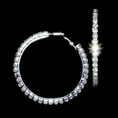 Tiffany Lock Earrings in White Gold, Medium | Tiffany & Co.