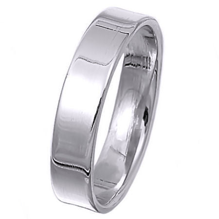 Cassidy: 5mm Classic Trim Line Style 925 Sterling Silver Wedding Band - 1000Jewels.com