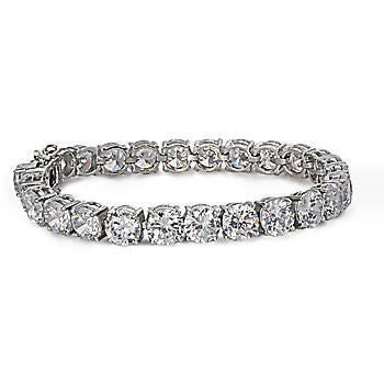 Galaxy: Stunning 32.5ct Ice on Fire Diamond CZ Tennis Bracelet - 1000Jewels.com
