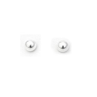 Petite 2mm 925 Sterling Silver Ball Stud Earrings - 1000Jewels.com