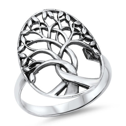 World Tree: Tree of Life Fashion Ring 925 Sterling Silver - 1000Jewels.com
