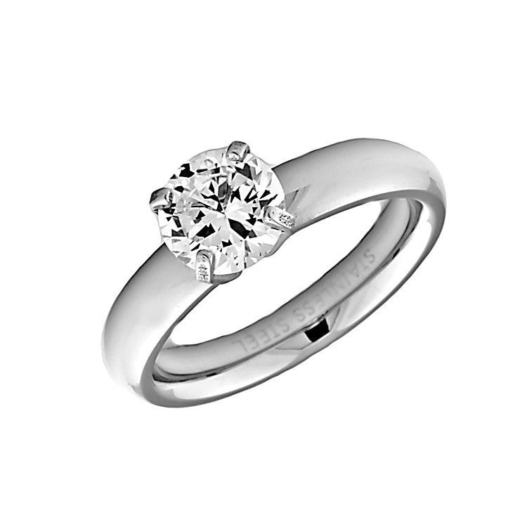 McKenzie: 1.25ct Traditional Russian IOF CZ Solitaire Engagement Ring - 1000Jewels.com