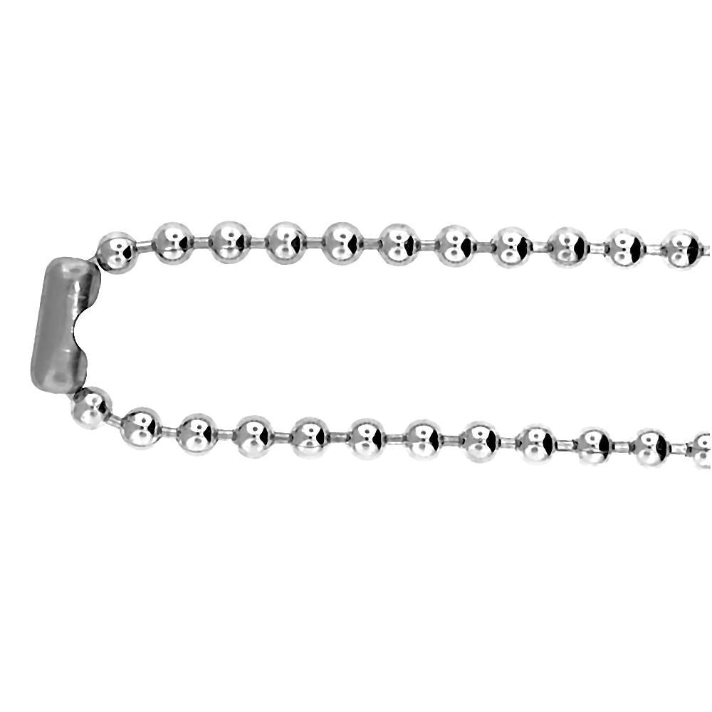 Falcon: 3.2mm 20 inch Ball Chain 316 Stainless Steel - 1000Jewels.com