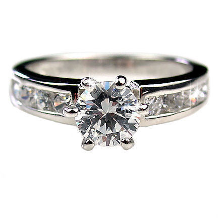 Delilah: Stunning 1.35ct Russian Ice CZ Engagement Ring 925 Silver - 1000Jewels.com