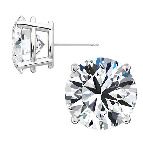 Jayden: 12mm, 12.5ct Brilliant Cut Ice on Fire Diamond CZ Stud Earrings - 1000Jewels.com