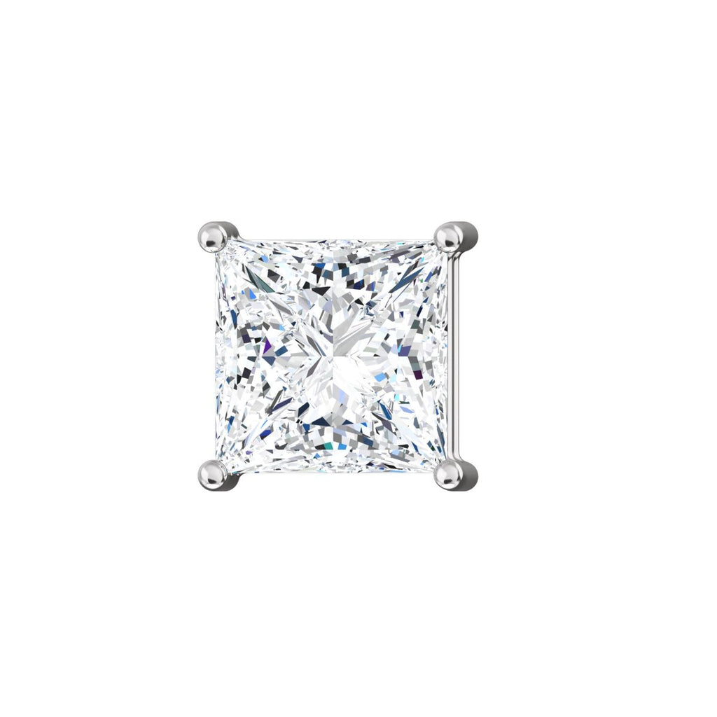 Kendra: 9mm, 8.8ct Princess Cut Russian CZ Basket Set Stud Earrings - 1000Jewels.com