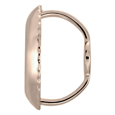 14K Rose Gold Replacement Screw-Back Clutches for Threaded Post Earrings - 1000Jewels.com