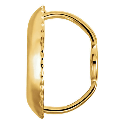 14K Yellow Gold Replacement Screw-Back Clutches for Threaded Post Earrings - 1000Jewels.com