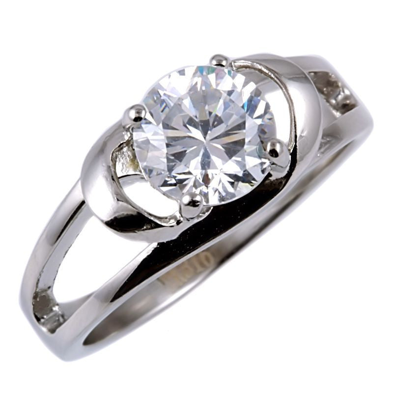 Infinite Love: 1.6cts Russian Ice Diamond CZ Promise Friendship Ring - 1000Jewels.com