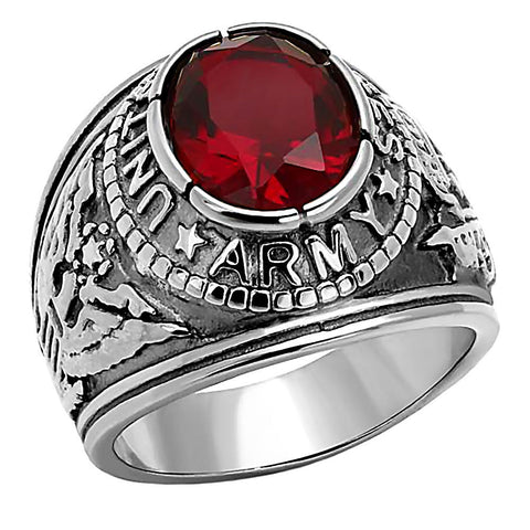 Army: Mens US Army 316L Stainless Steel Ring Military Veterans Gift - 1000Jewels.com
